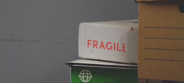 How To Pack Glassware For Moving 2 a package marked as fragile, it is how to pack glassware for shipping