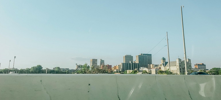 Maximizing daylight during your February move: Tips for a smooth transition 7 Downtown skyline seen from highway during move